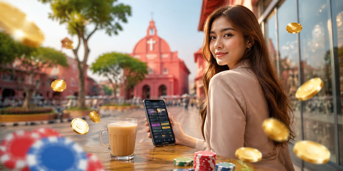 Users in Melaka make deposits to play jackpot games using local payment methods